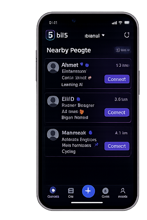 bil5 nearby people mockup